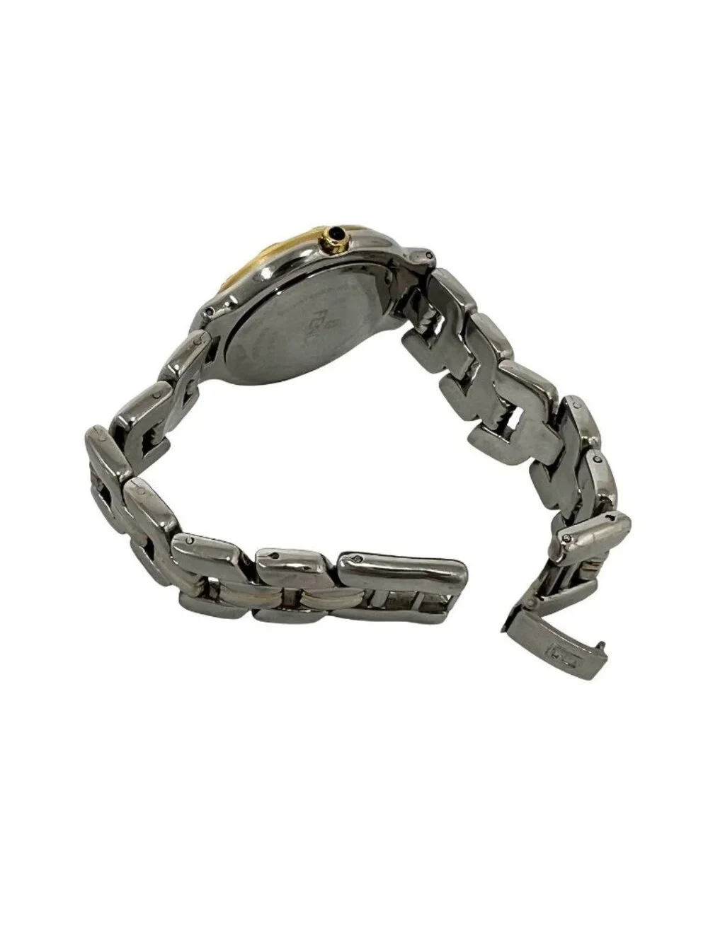 Fendi Vintage Stainless Quartz Watch Wrist Silver Gold